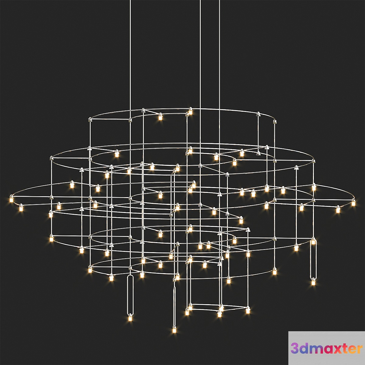 Specter Chill Quasar Chandelier 3D Max