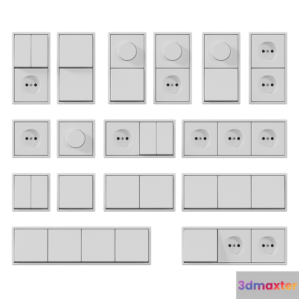 Sockets and switches JUNG Les Couleurs - No.2
