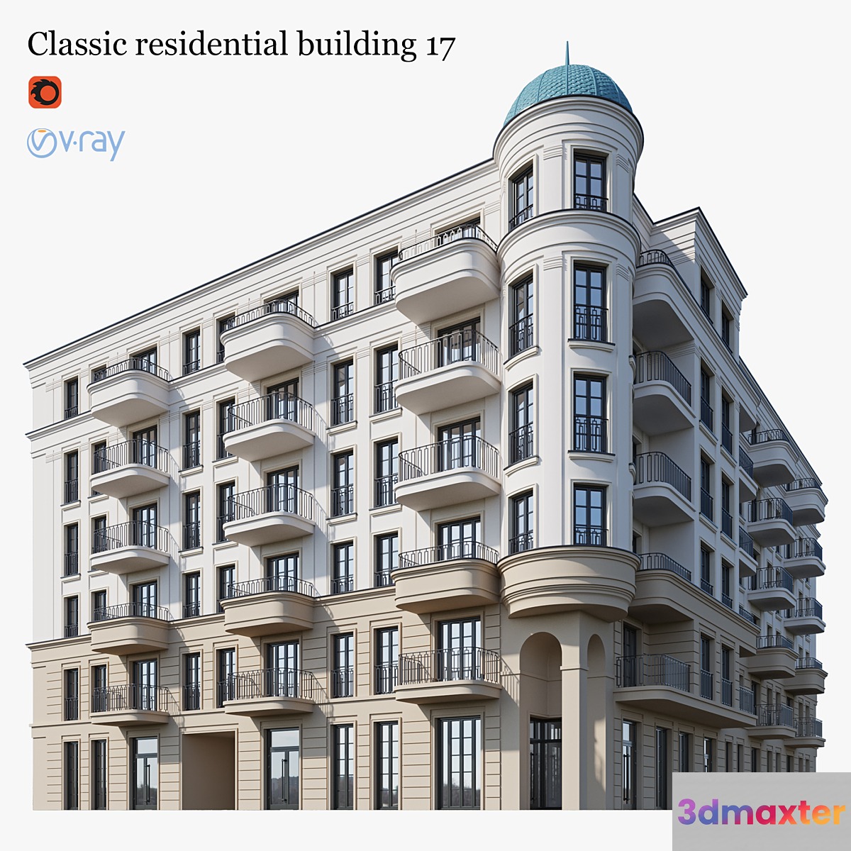 residential building 17 3D Max