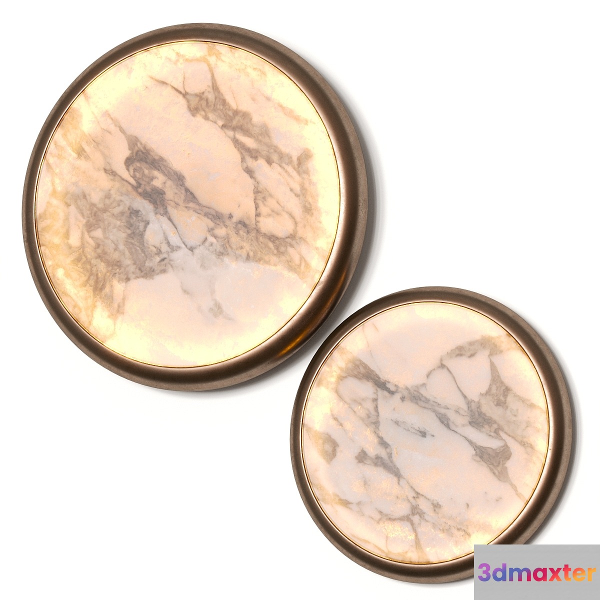 Entrelacs Moon Wall Lamps 3D Max