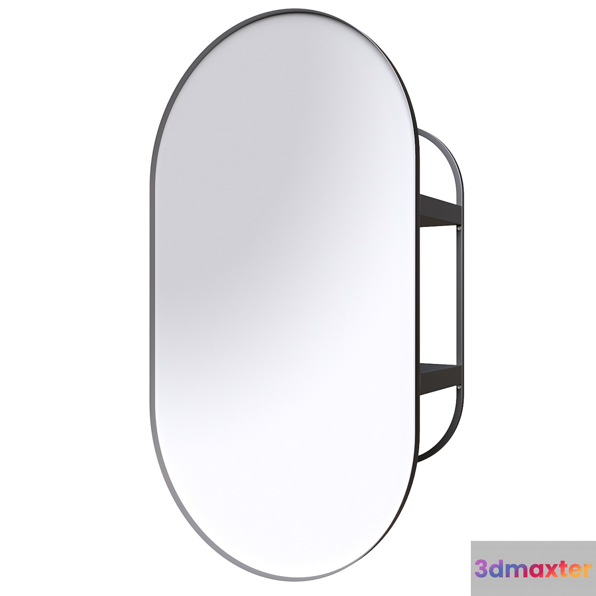 LINDBYN Mirror with storage compartment 3D Max