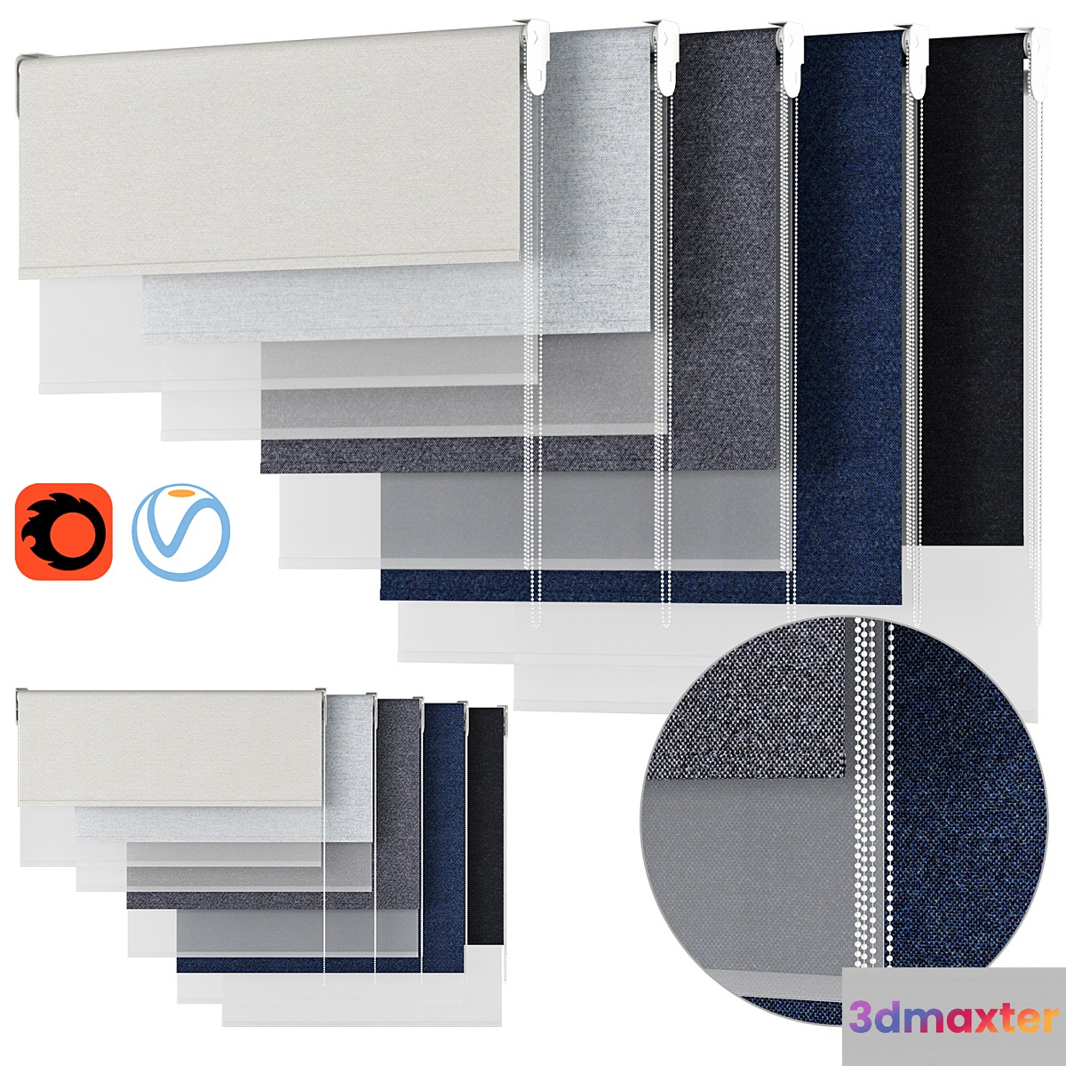 Roller Blind 100 | Double Roller Sevilla | dual | backhausen | Vita