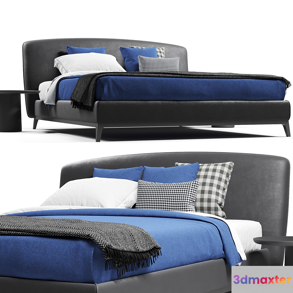 Flou Oliver Bed _ V2