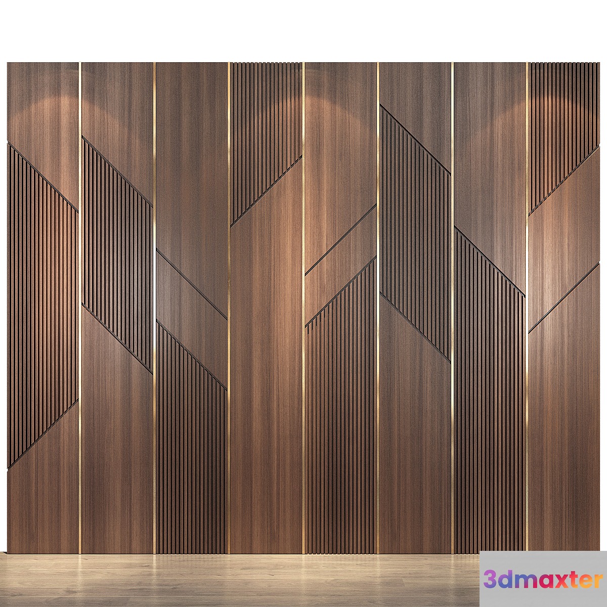 wall panels | set 92 3D Max