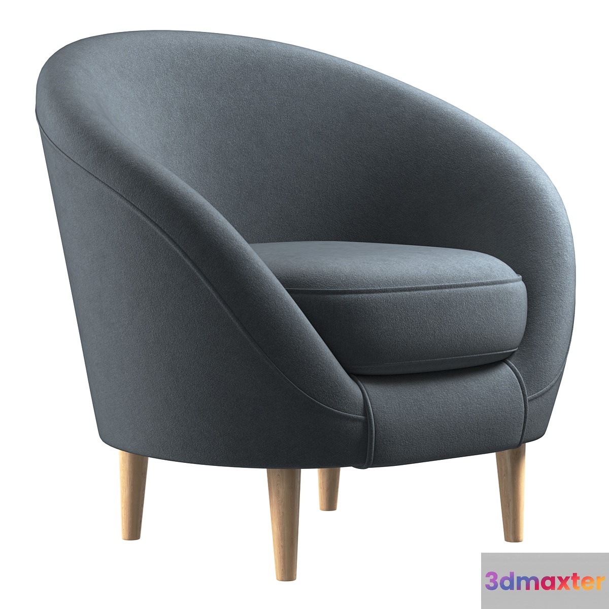 Armchair Volsey Happy Grafit - No.2