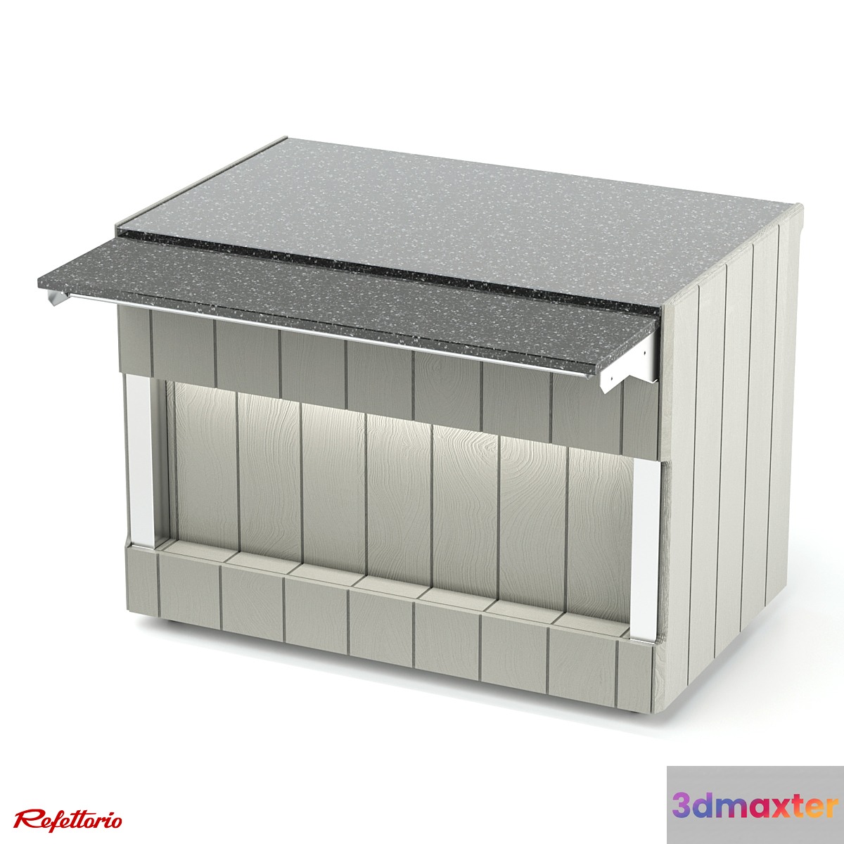 Neutral counter without shelf RN1 xB Capital - No.2 3D Max