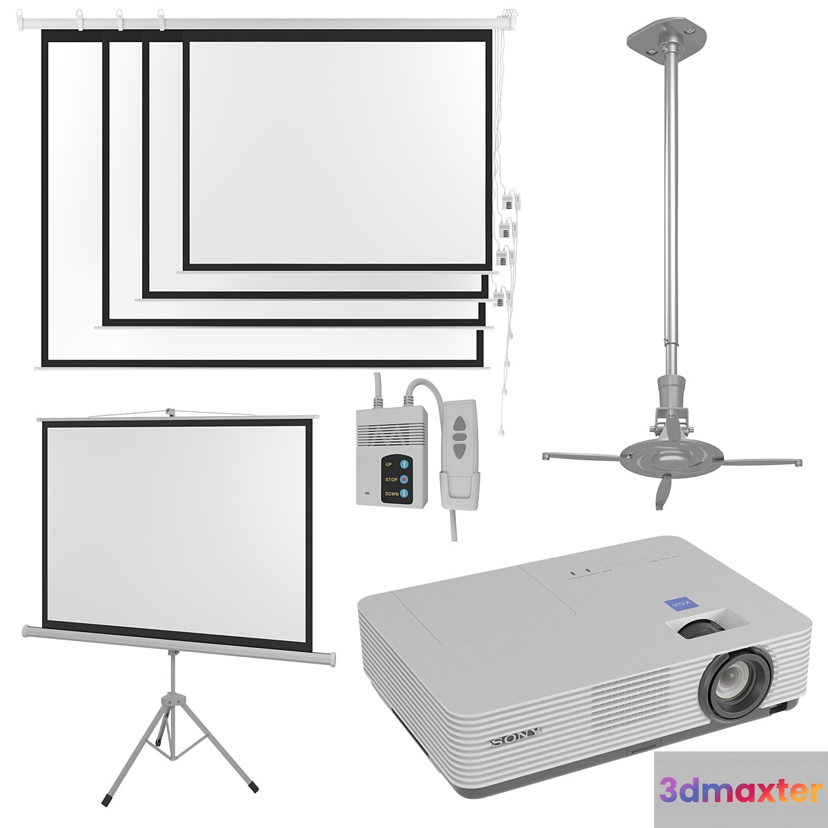 Projector Sony VPL DX221 with Screen Set