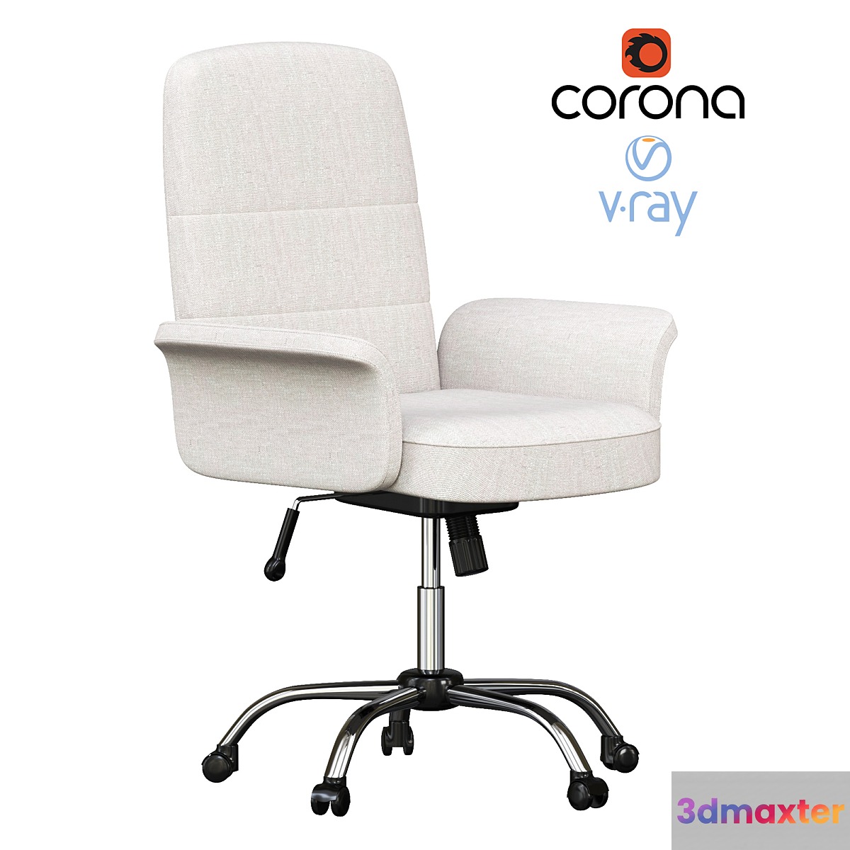 Artiss Fabric Office Chair - No.2 3D Max