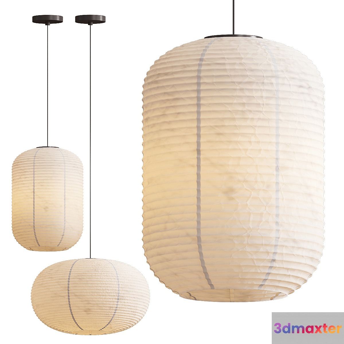 Paper Shade Pendants - No.2