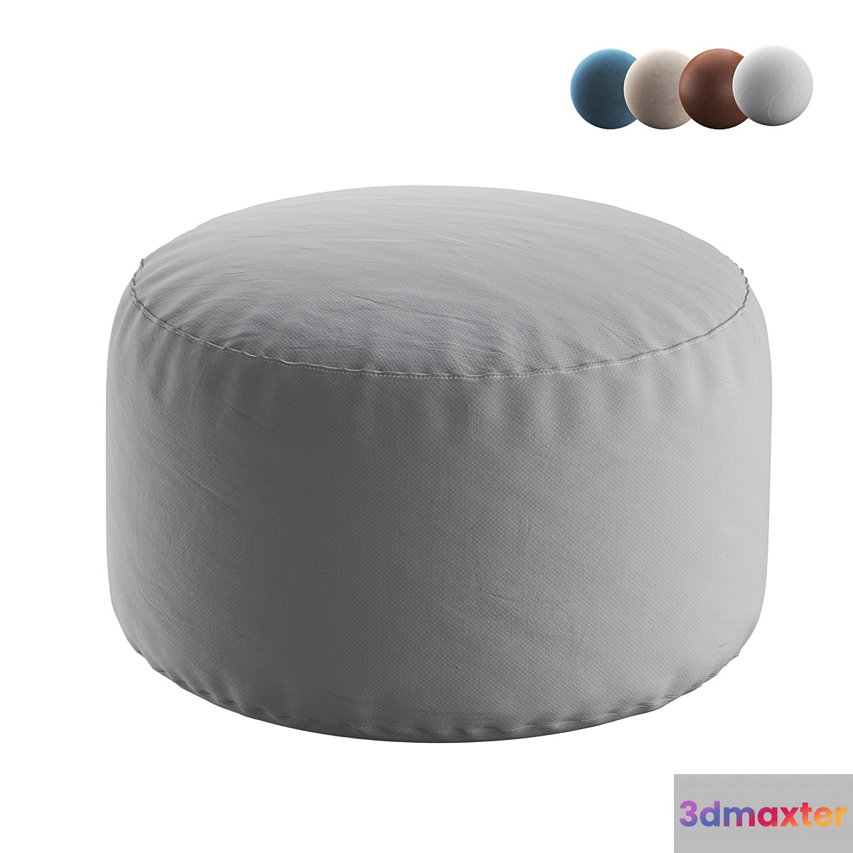 POLLON Round Pouf 3D Max