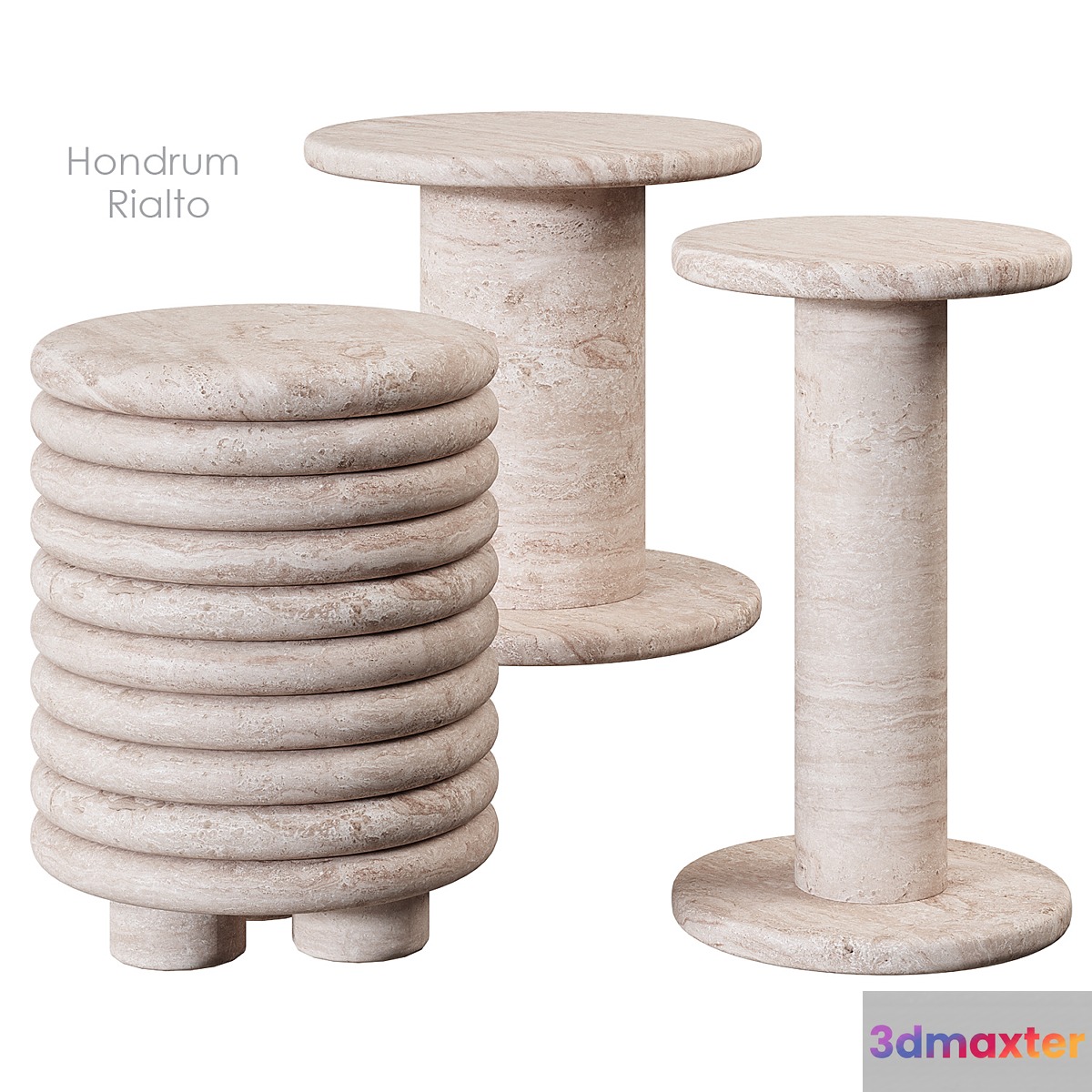 Hondrum Rialto coffee table Corner Design 3D Max