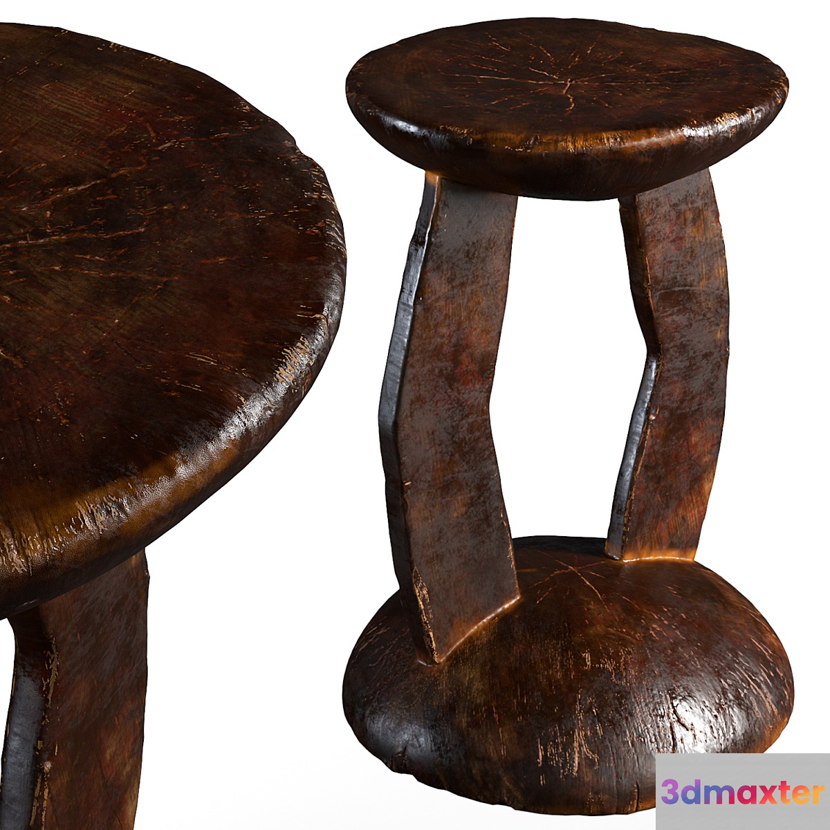 African Sofa Table 3D Max