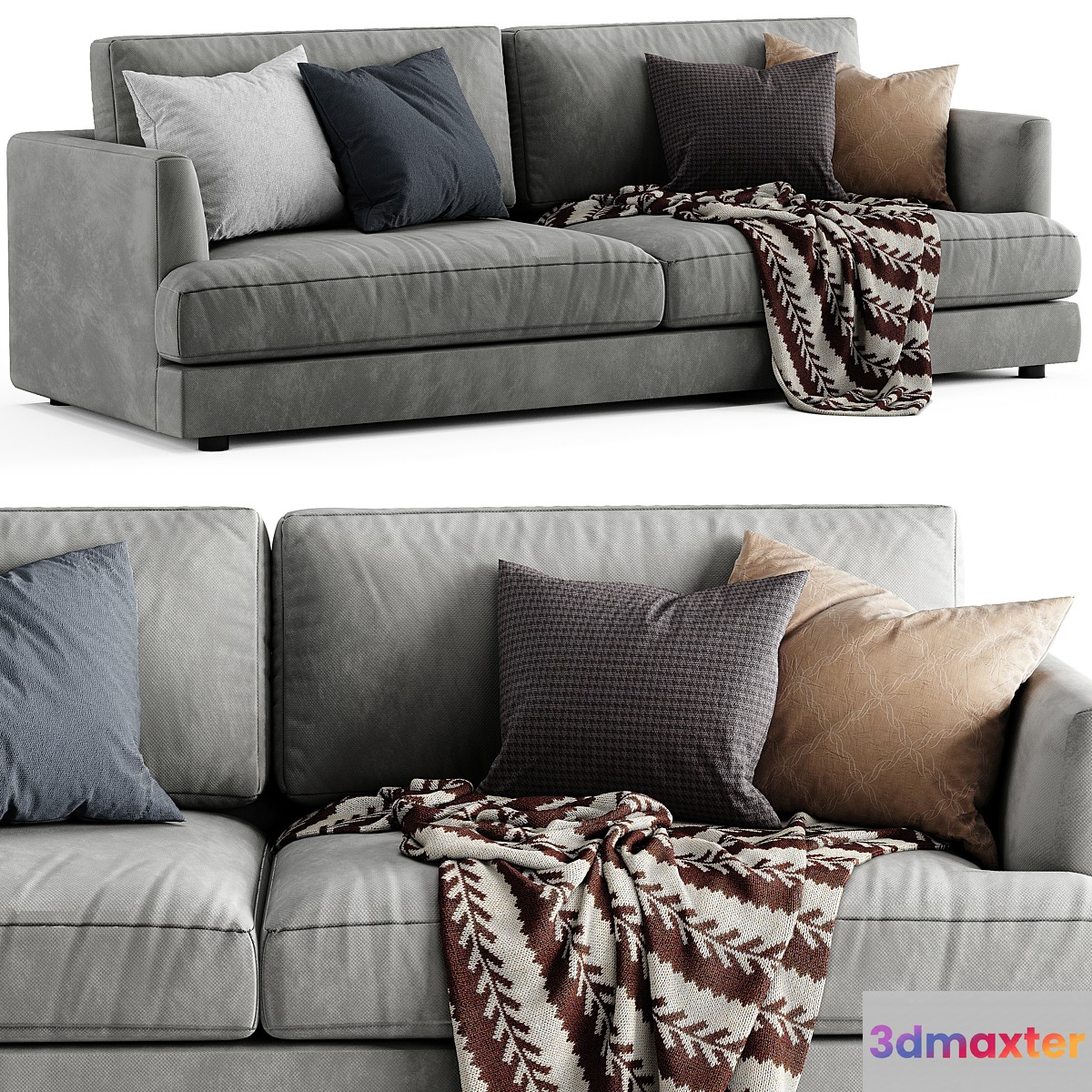 West Elm Haven sofa 3D Max
