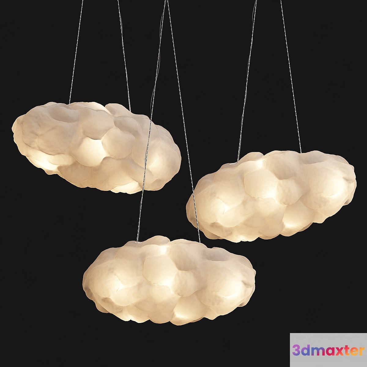 Cloud Pendants 3D Max
