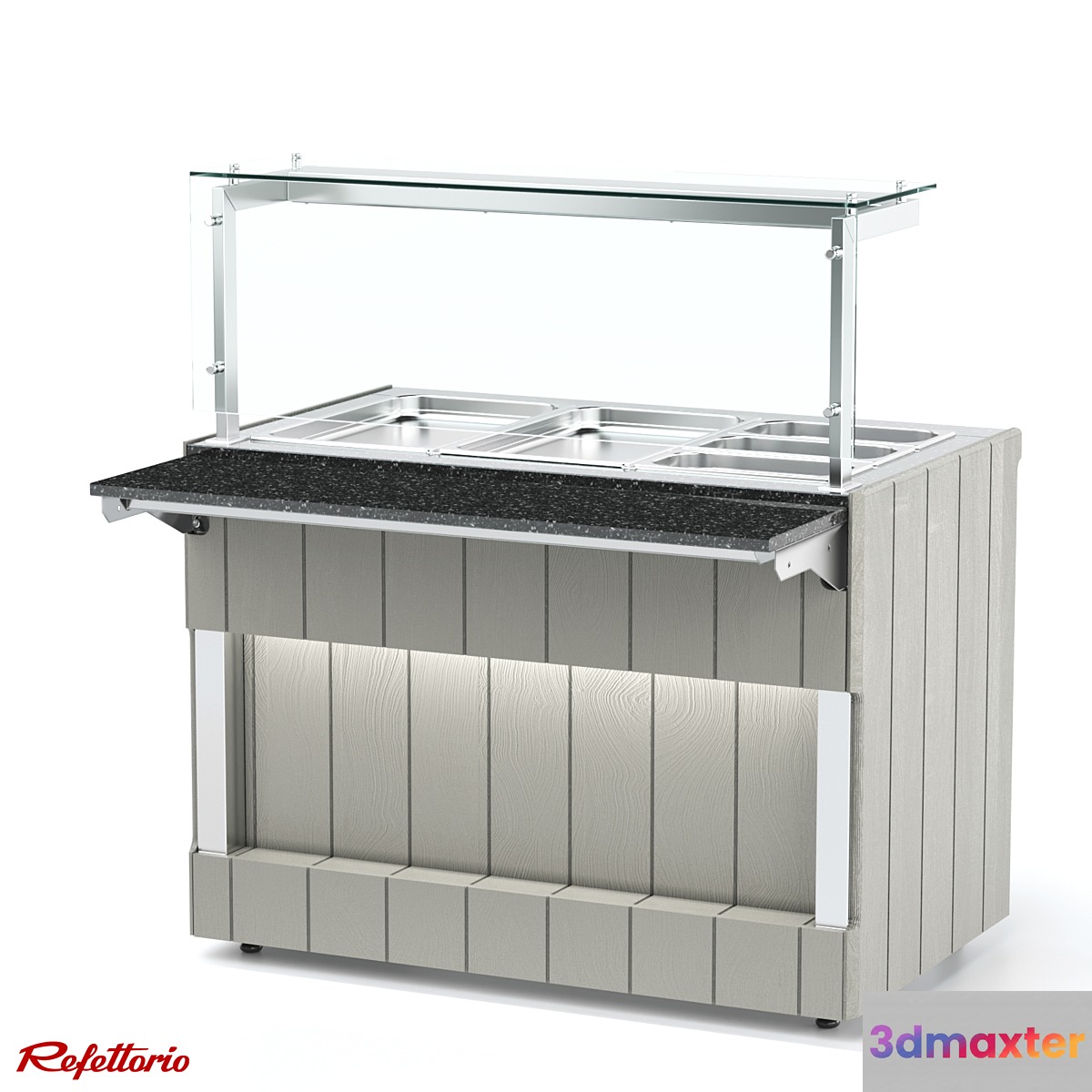 Food warmer for second courses RM2х Capital - No.2 3D Max
