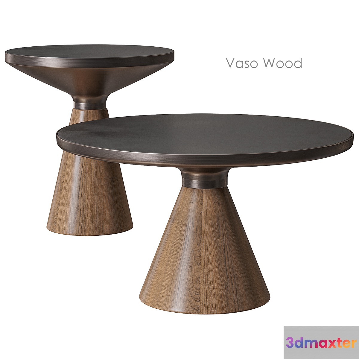 Vaso Wood Coffee table by Cosmo