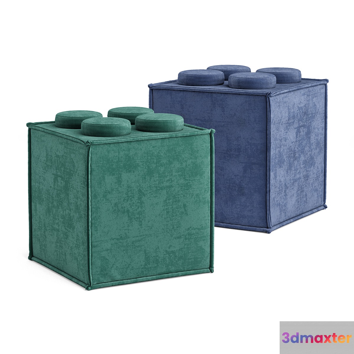 Pouf Cube OM 3D Max