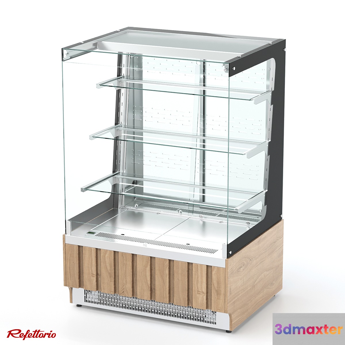 Refrigerated confectionery showcase (3 shelves) RKC2 AO Crystal 3D Max
