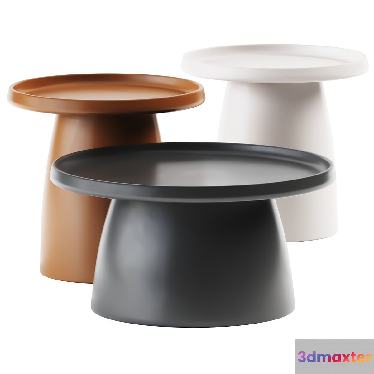 ArtissIn Coffee Table Mushroom Nordic - No.3
