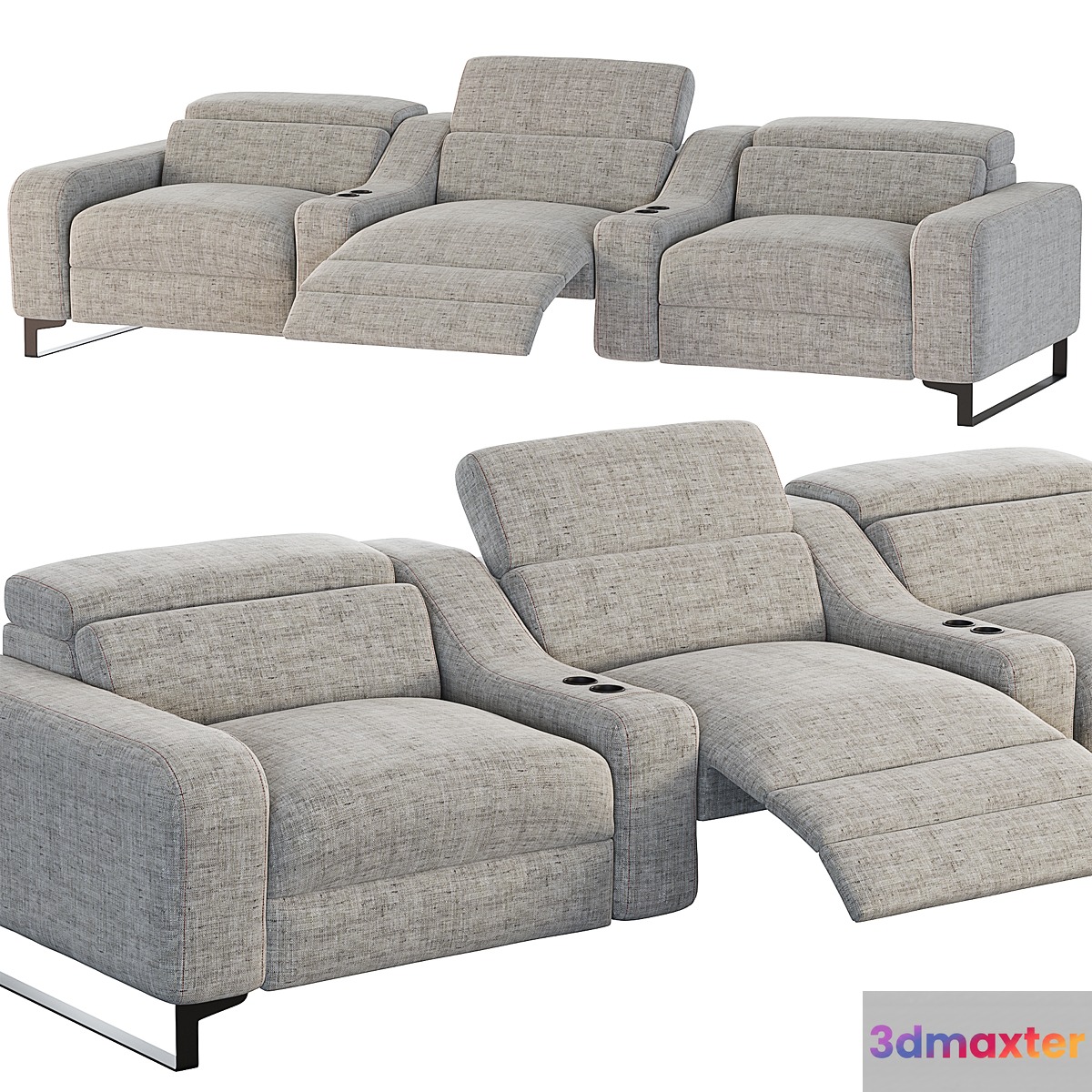 Cinema Lory Theater Sofa by Braccisofas