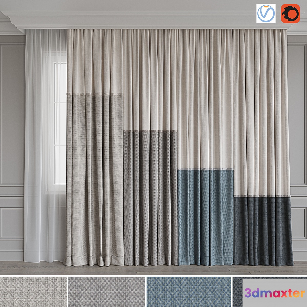 Drapery set 119