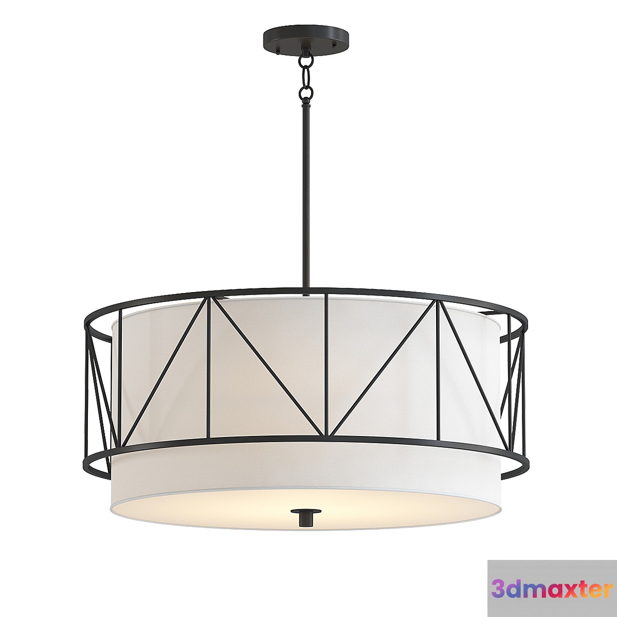 EMMY GEO DRUM CHANDELIER 3D Max