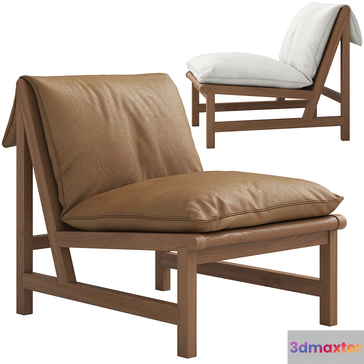 Globewest Sketch Cantaloupe Occasional Chair 3D Max