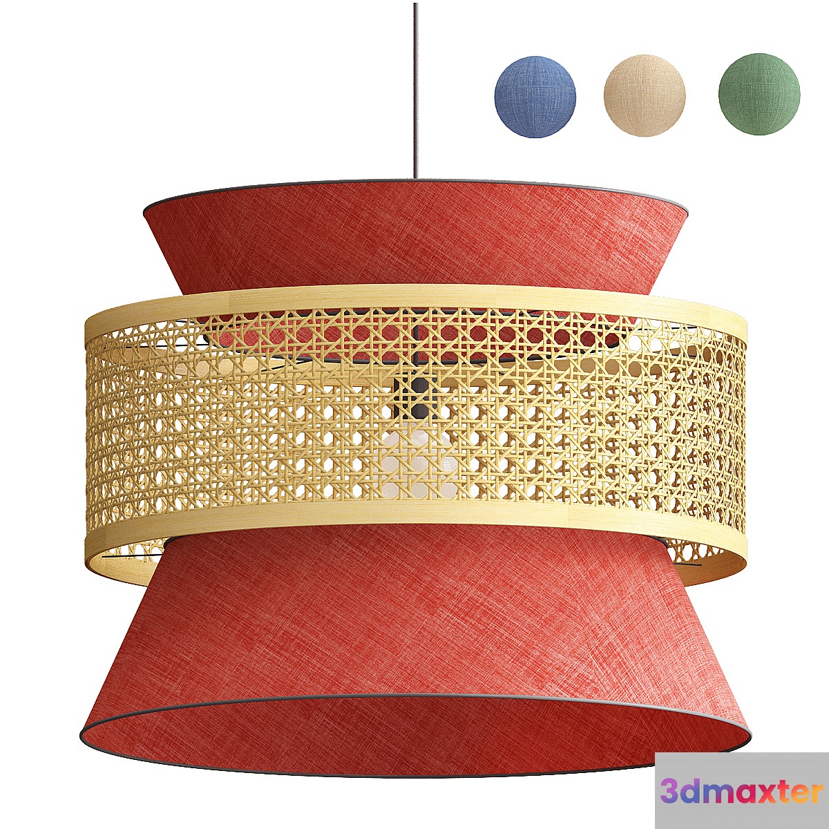 Rattan Dolkie Pendant