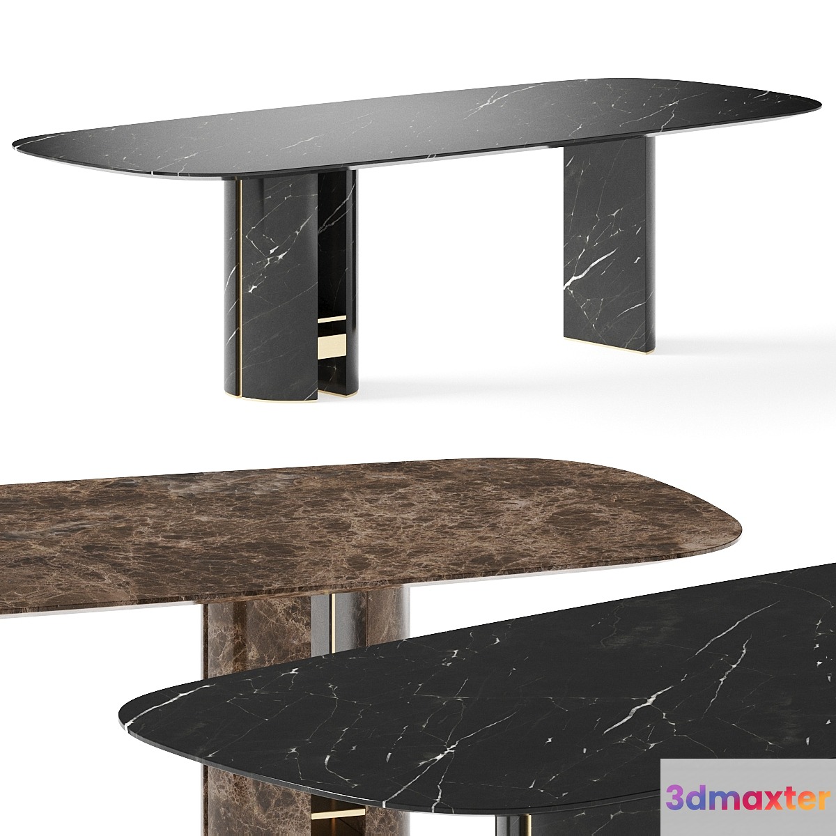 Capital Collection Ercole Dining Tables 3D Max