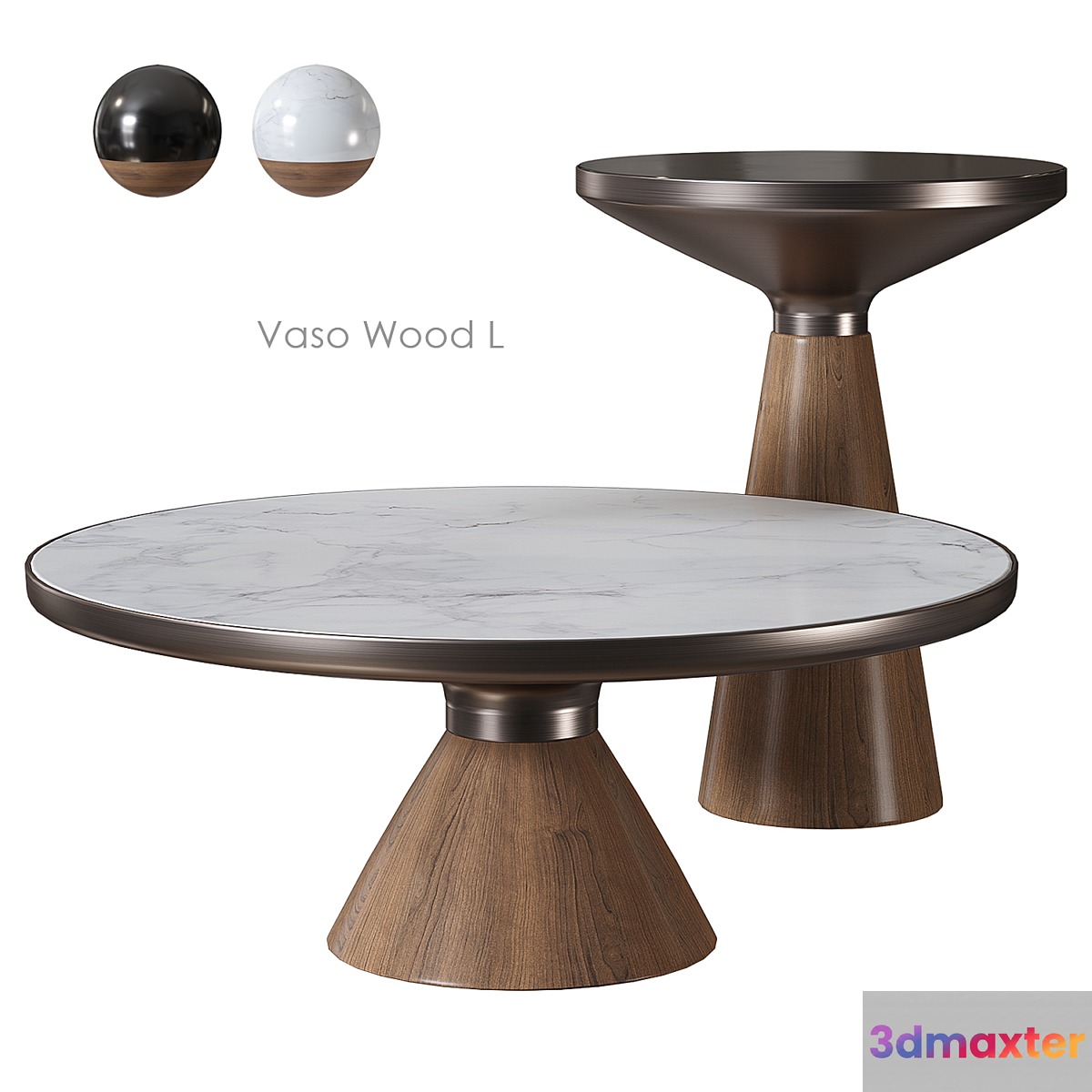 Vaso Wood L Coffee table from SKANDI FURNITURE - No.2