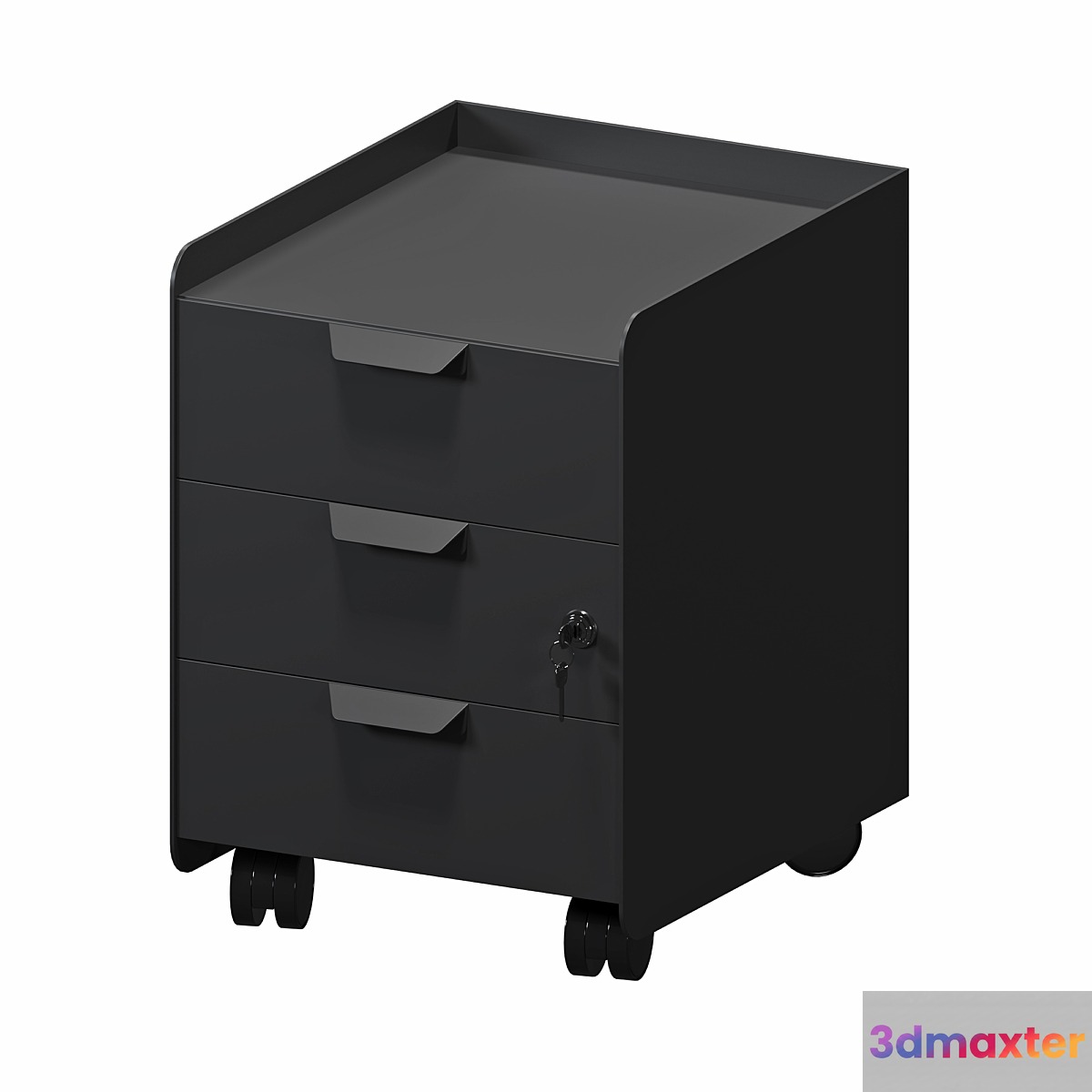 Bedside table TROTTEN Ikea 3D Max