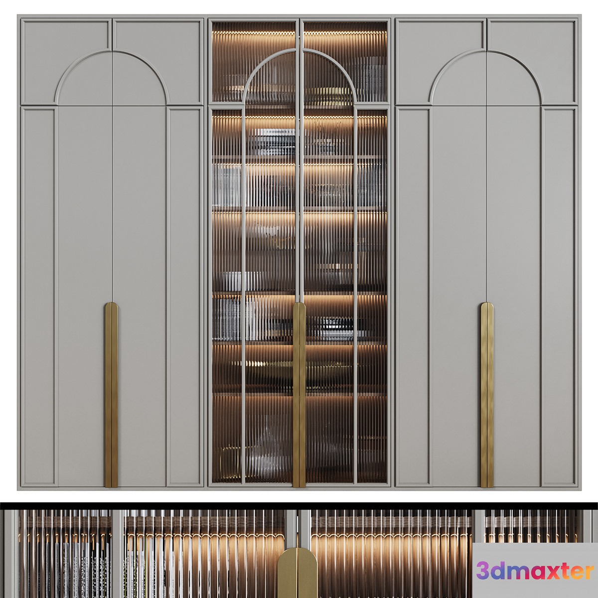 Art Deco Wardrobe 14
