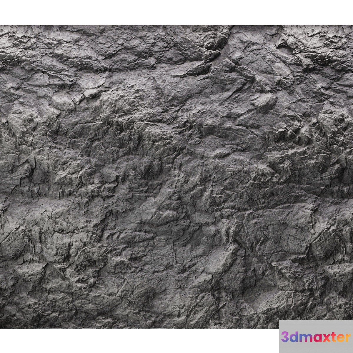 Rock cliff wall №51 3D Max