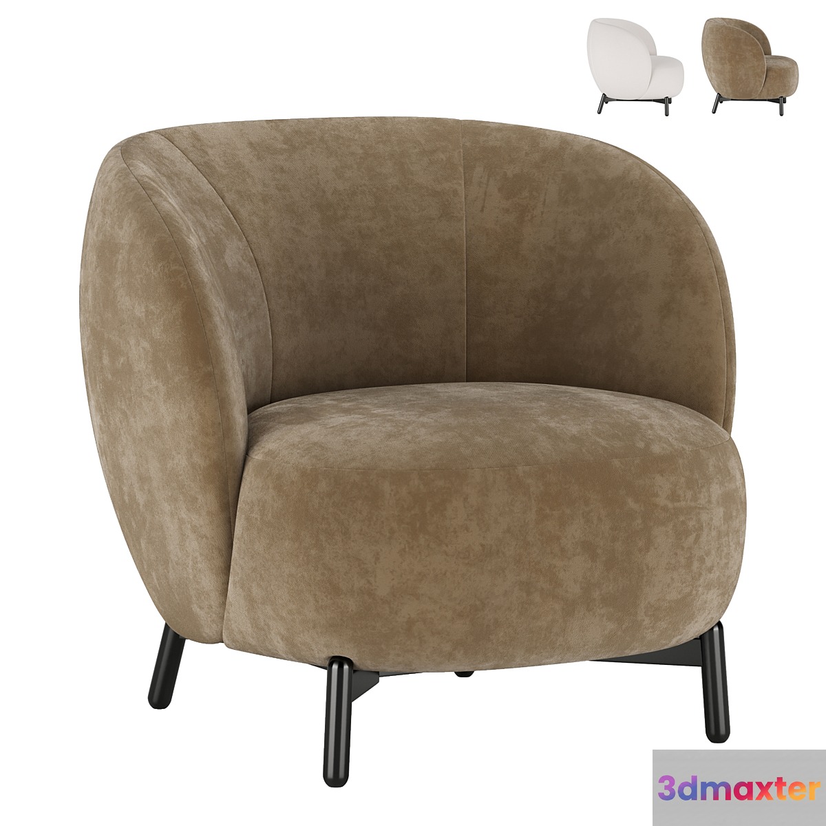 Kartel Luman armchair 3D Max