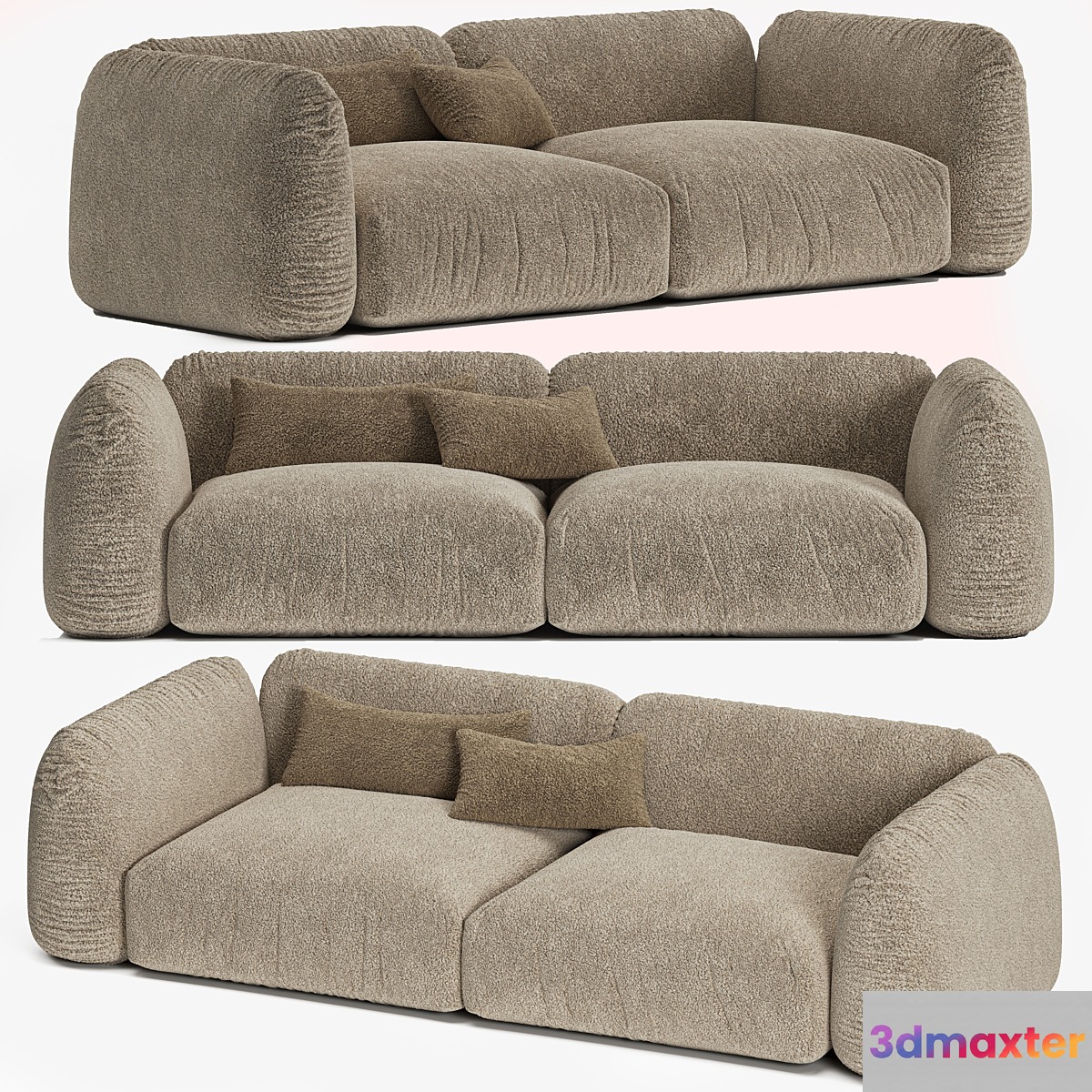 LAYERED LOTTA AGATON SOFA 3D Max