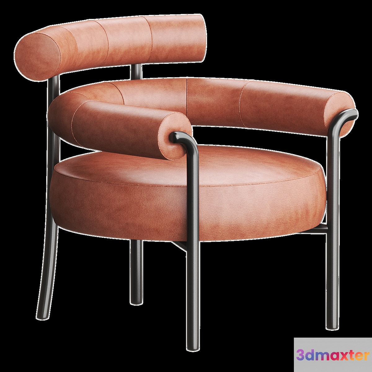 OLIO Leather armchair By DesignByThem