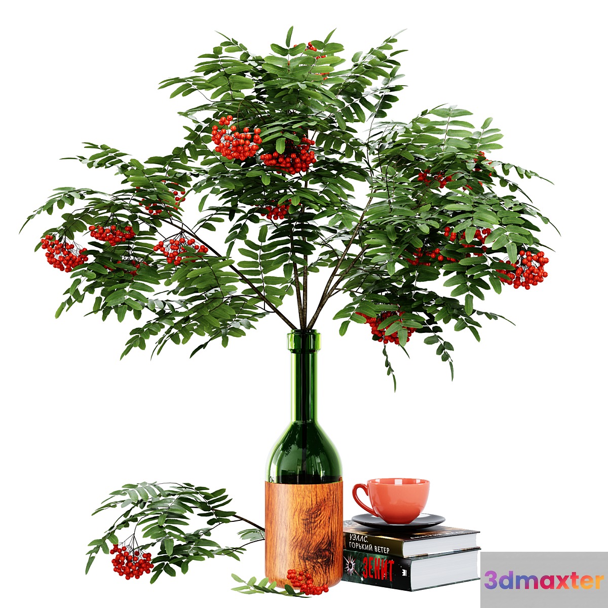 Rowan branches in a vase - No.2