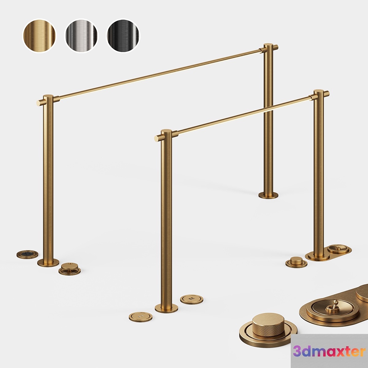 JUNIPER I Thin Shared Task Lamp I Corona 3D Max