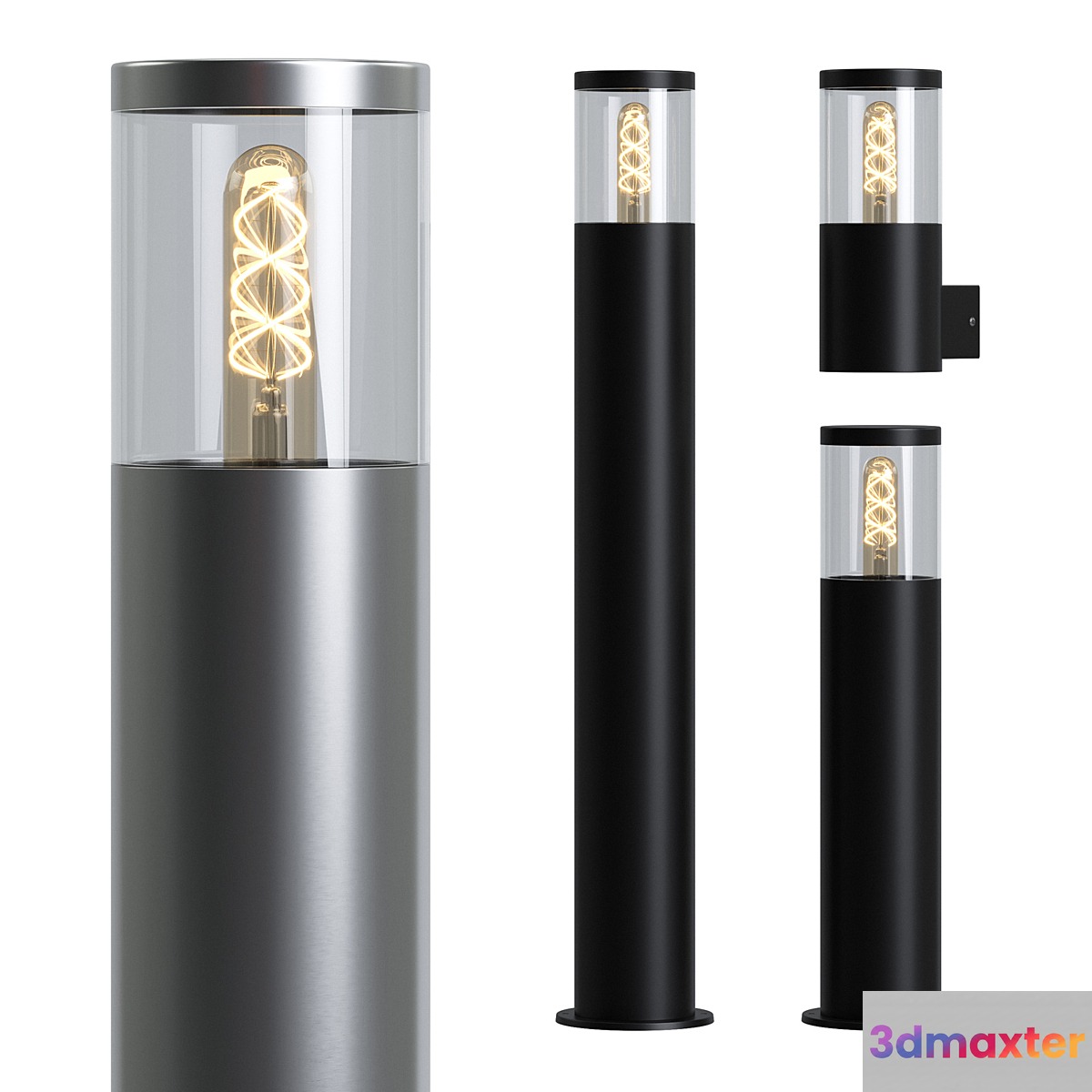 Lucide Fedor Bollard Light 3D Max