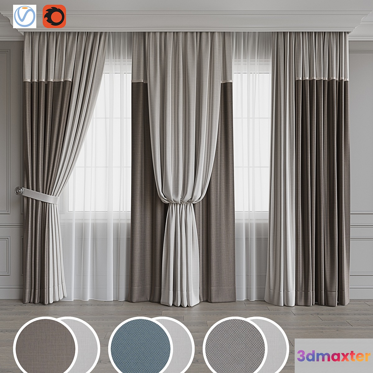 Drapery set 121