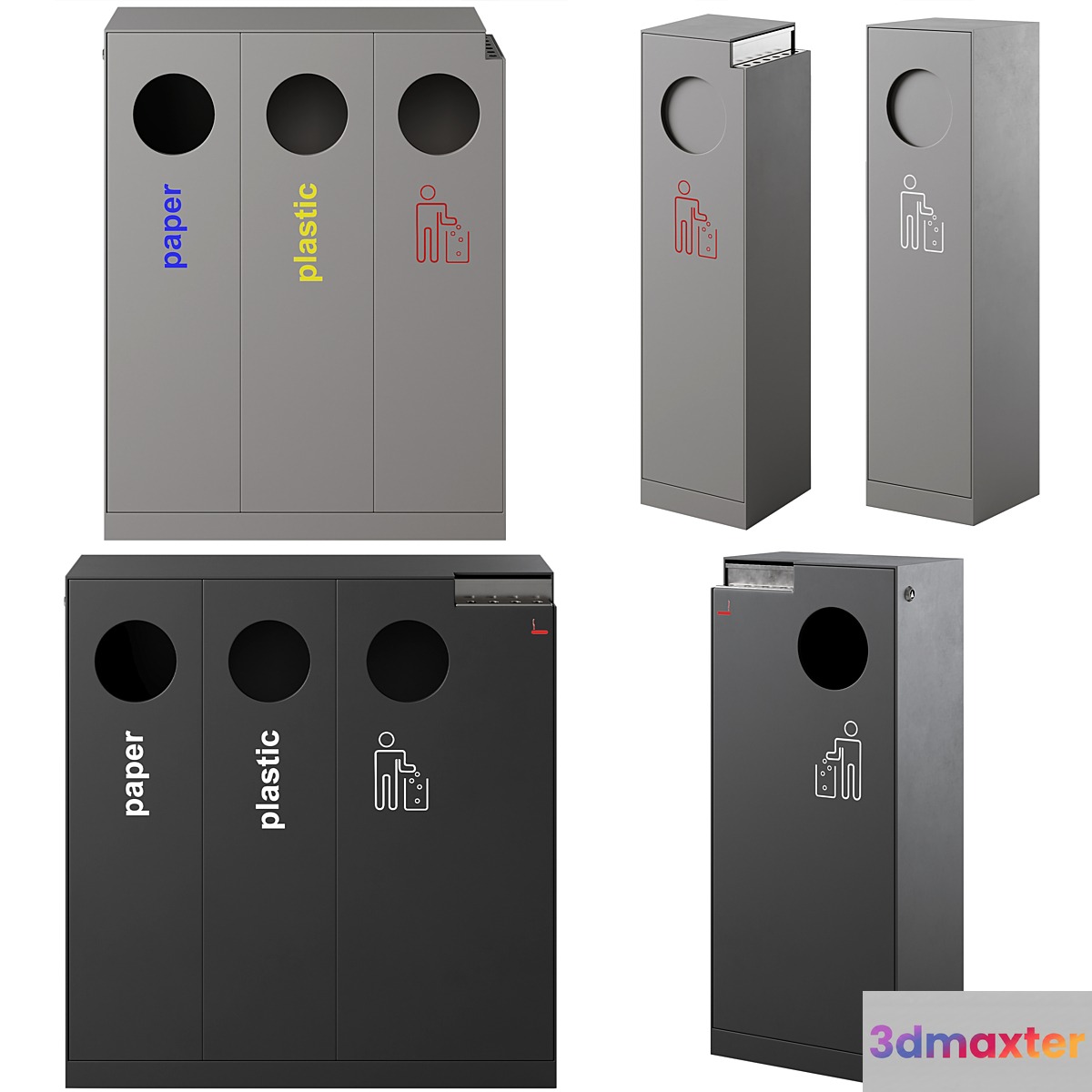 Litter bin Crystal by mmcite