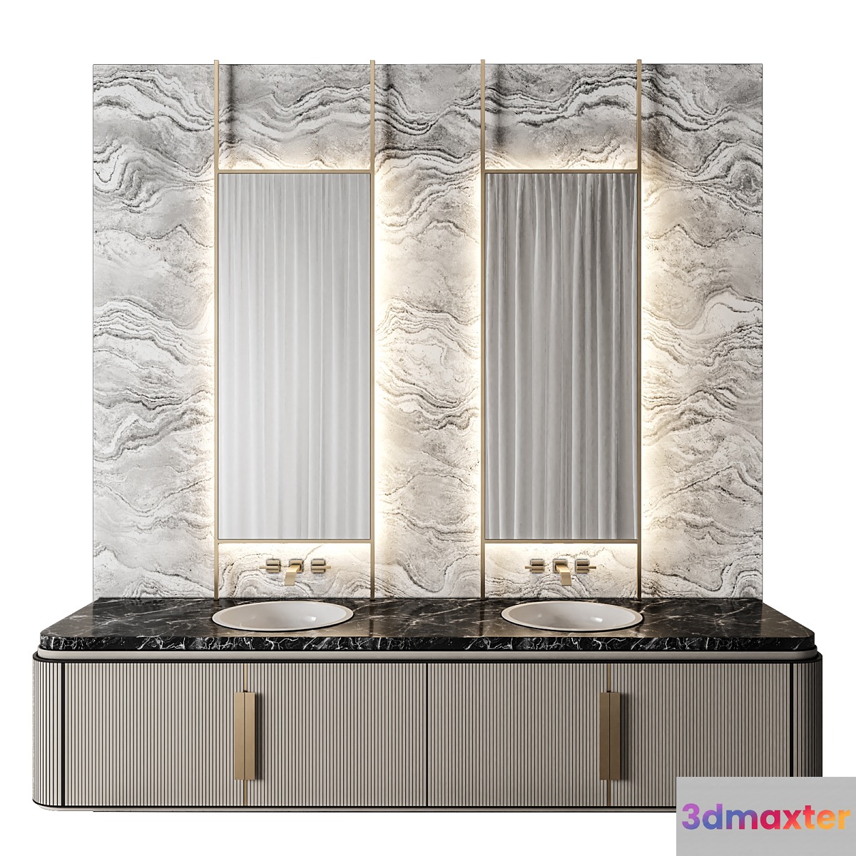 Luxury Bathroom 59 3D Max
