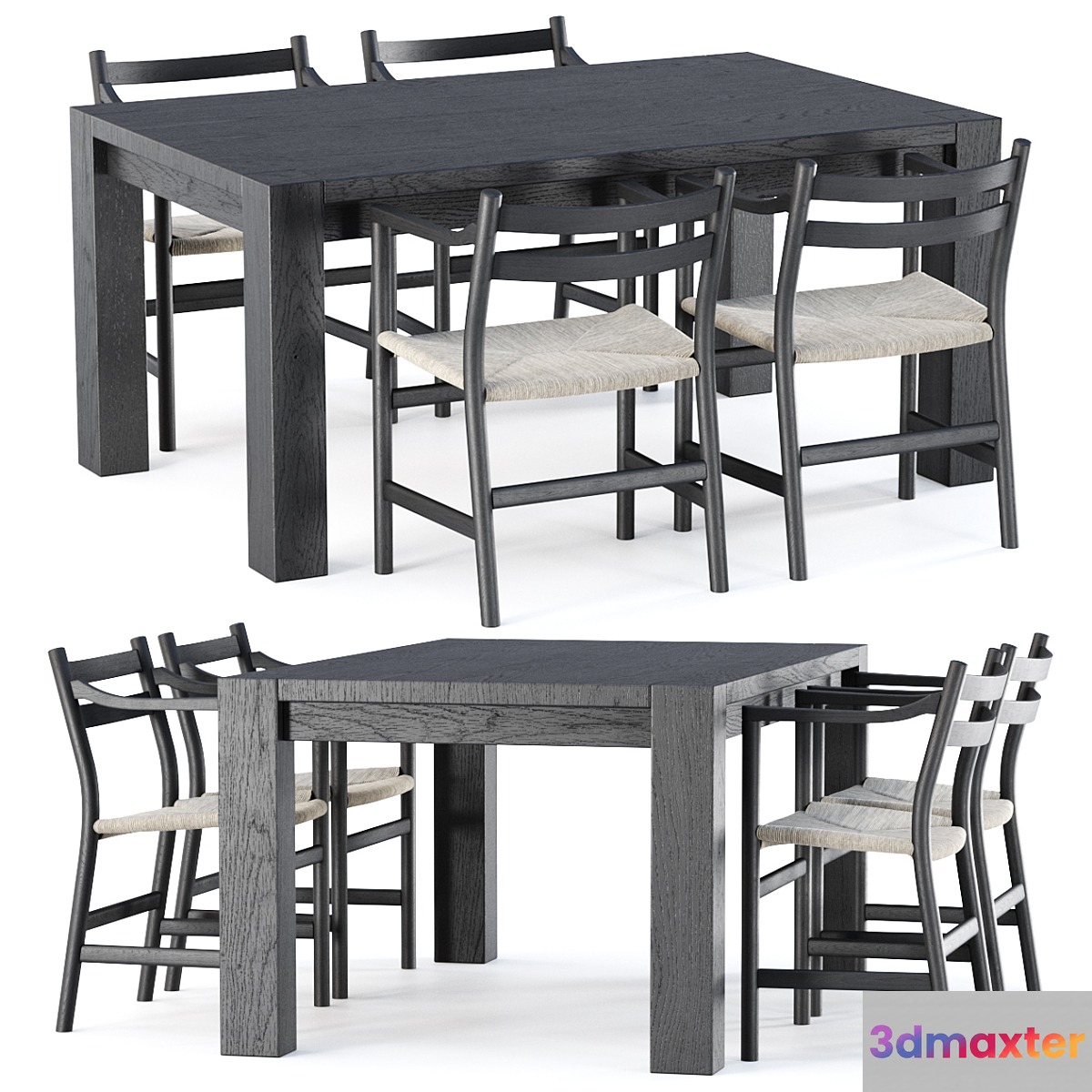 Carl Hansen furniture set_v18 _ Garden furniture set