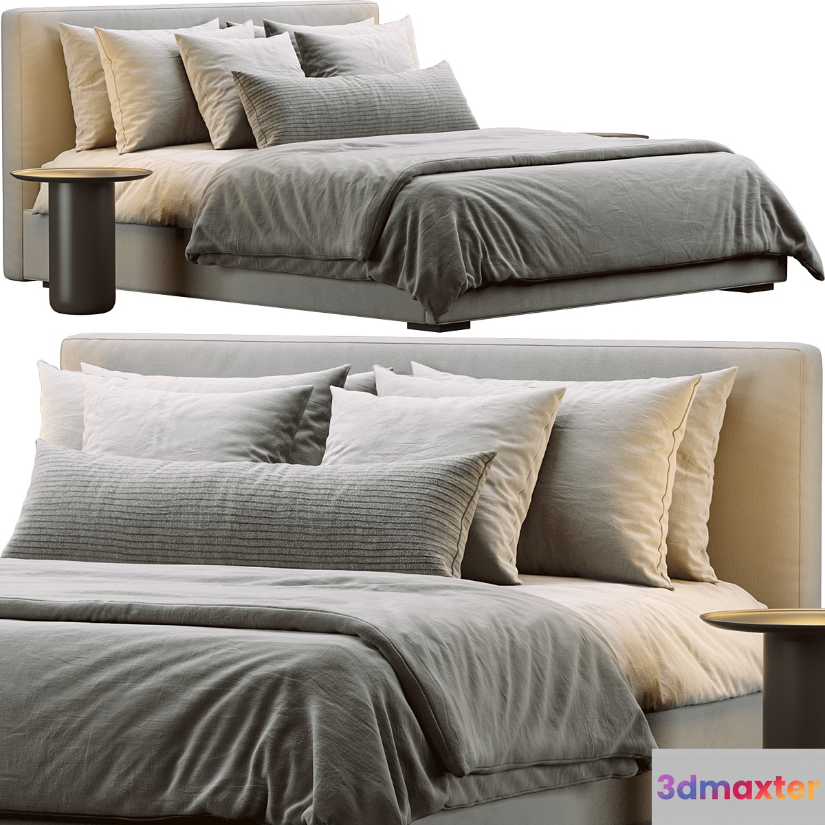 RH Modena Bed - No.9