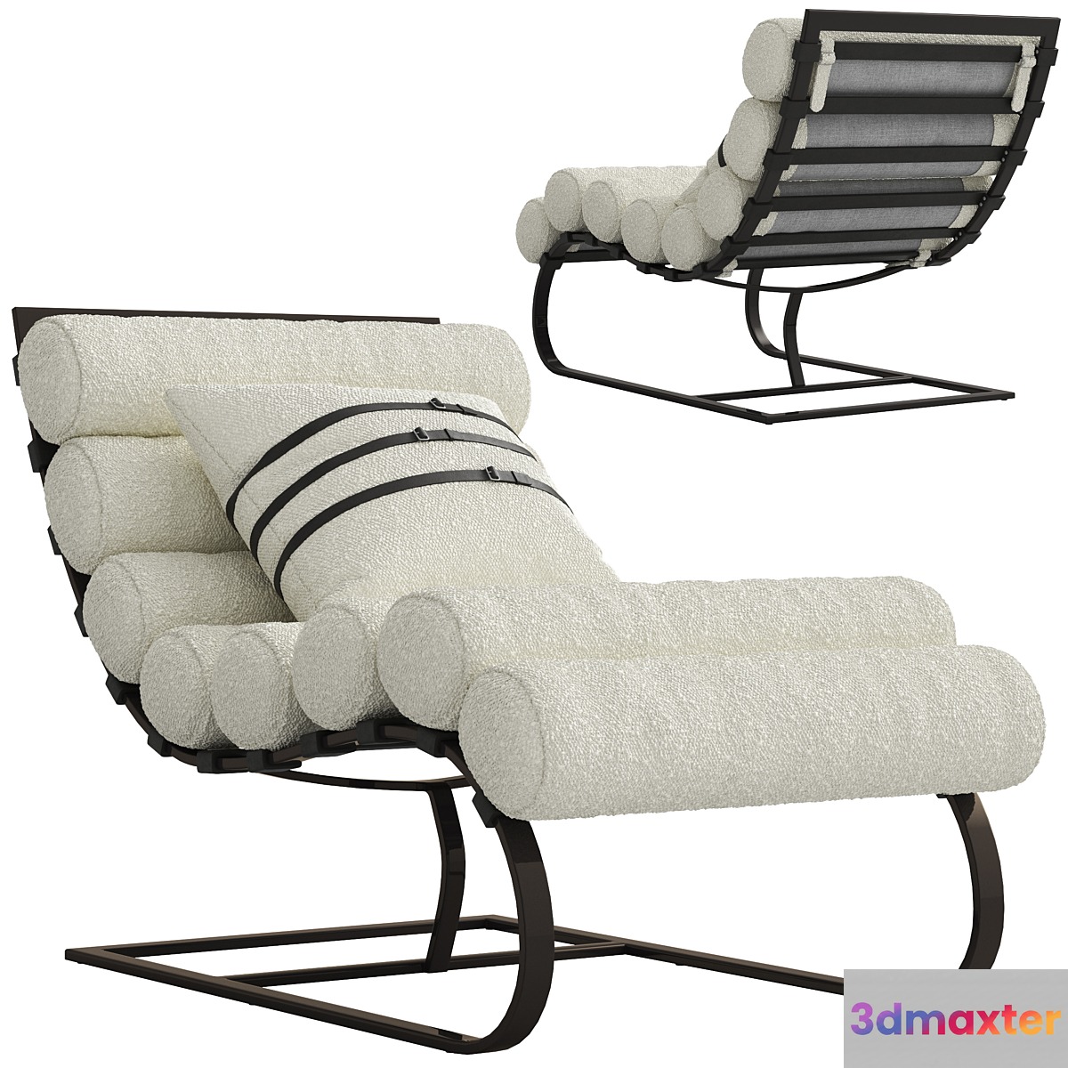 Coco Republic La Croix Chaise - No.2 3D Max