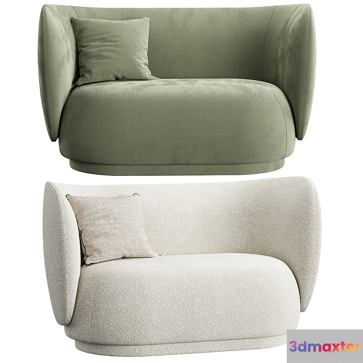 Rico Lounge Sofa 3D Max