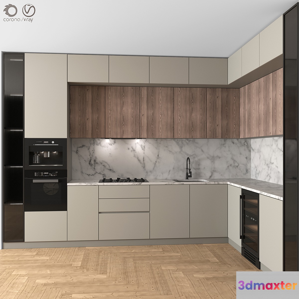Kitchen Modern 26 (Corner Kitchen) - No.2