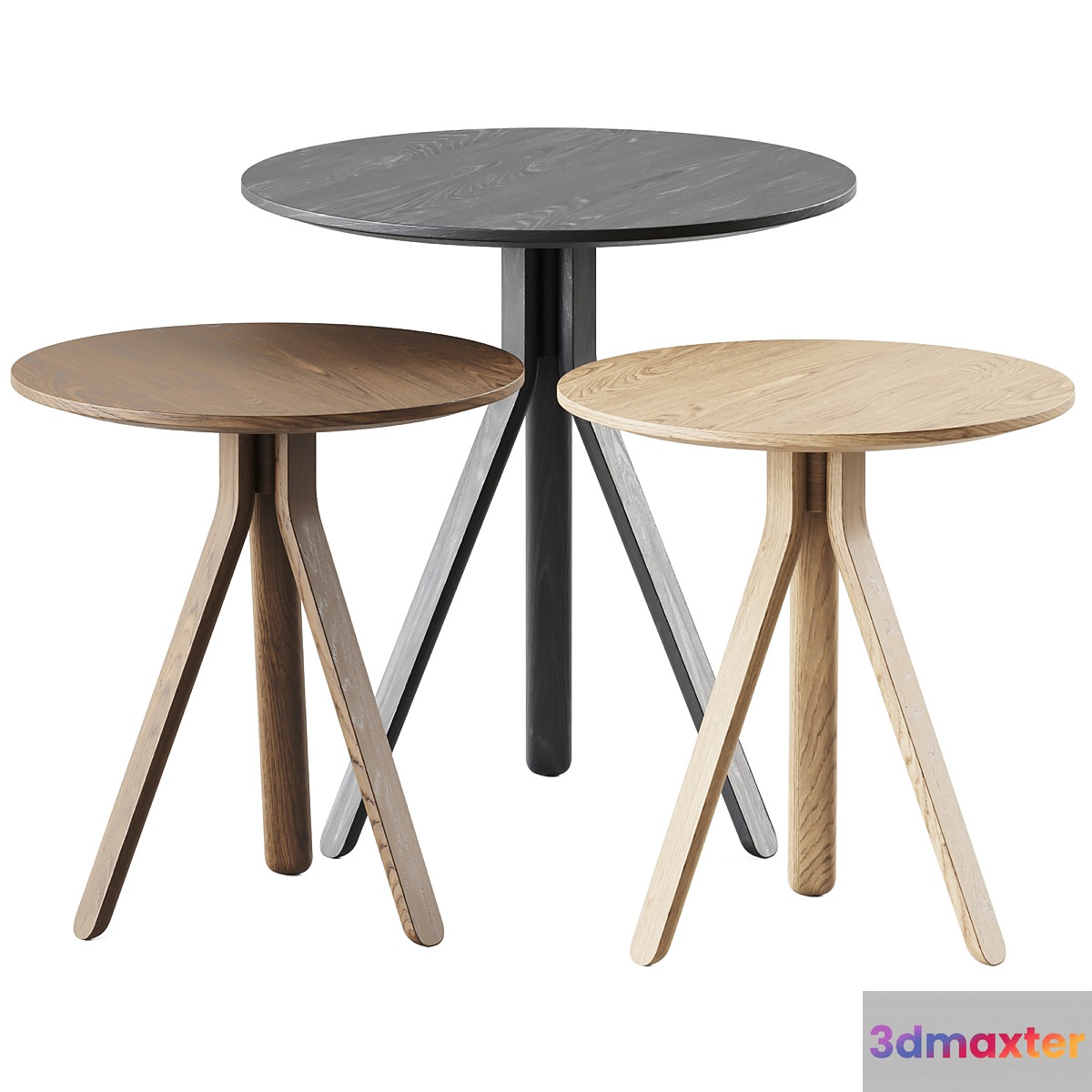 Nuez Table Occasional ME2880 _ ME2873 by Andreu World