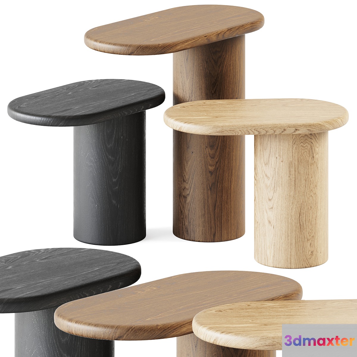Cantilever L and S Side Table by Scapin Collezioni _ Side table 3D Max