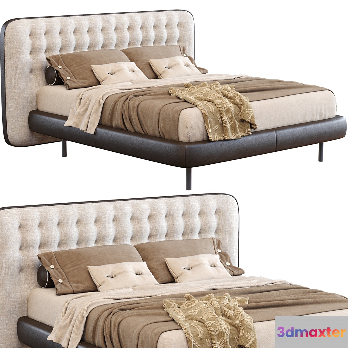 Bed Dedalo Up By Desiree 3D Max